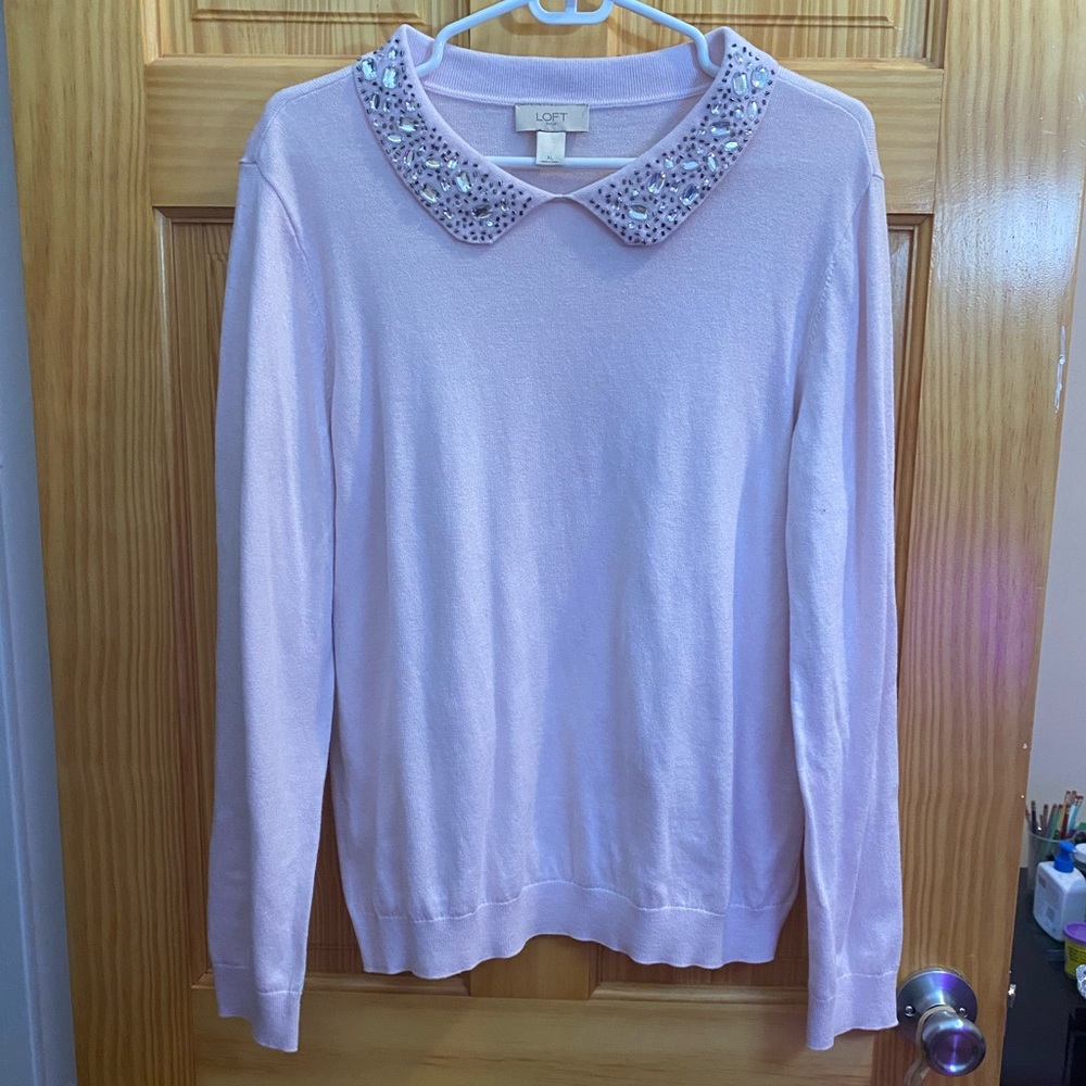 Peter Pan Collar Loft Sweater